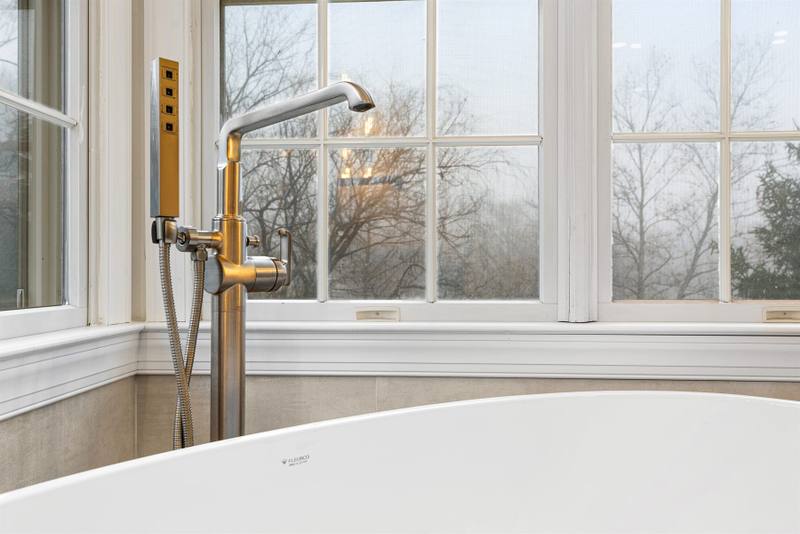 Oak-Crafted Luxury Bathroom