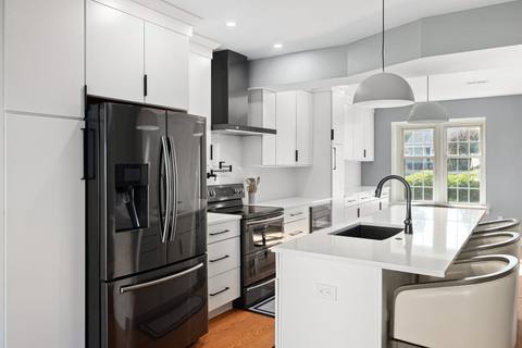 Modern Black + White Kitchen Design — photo 9
