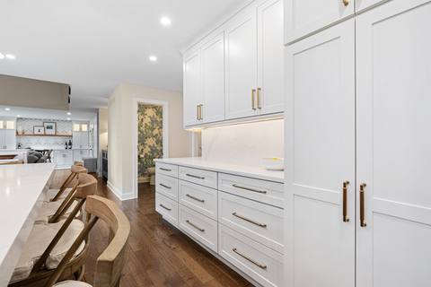 Transitional Kitchen with Custom Entertaining Features — photo 7
